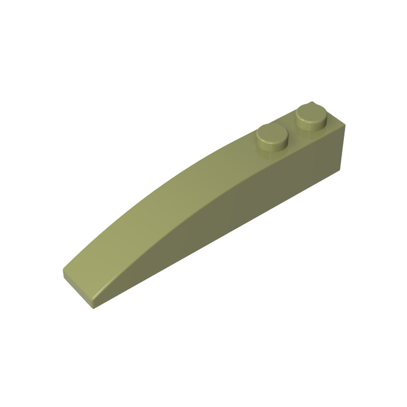 42022 | Slope, Curved 6 x 1 with 2 Studs