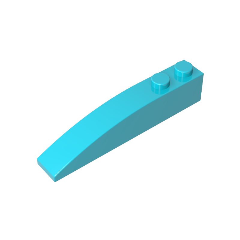 42022 | Slope, Curved 6 x 1 with 2 Studs