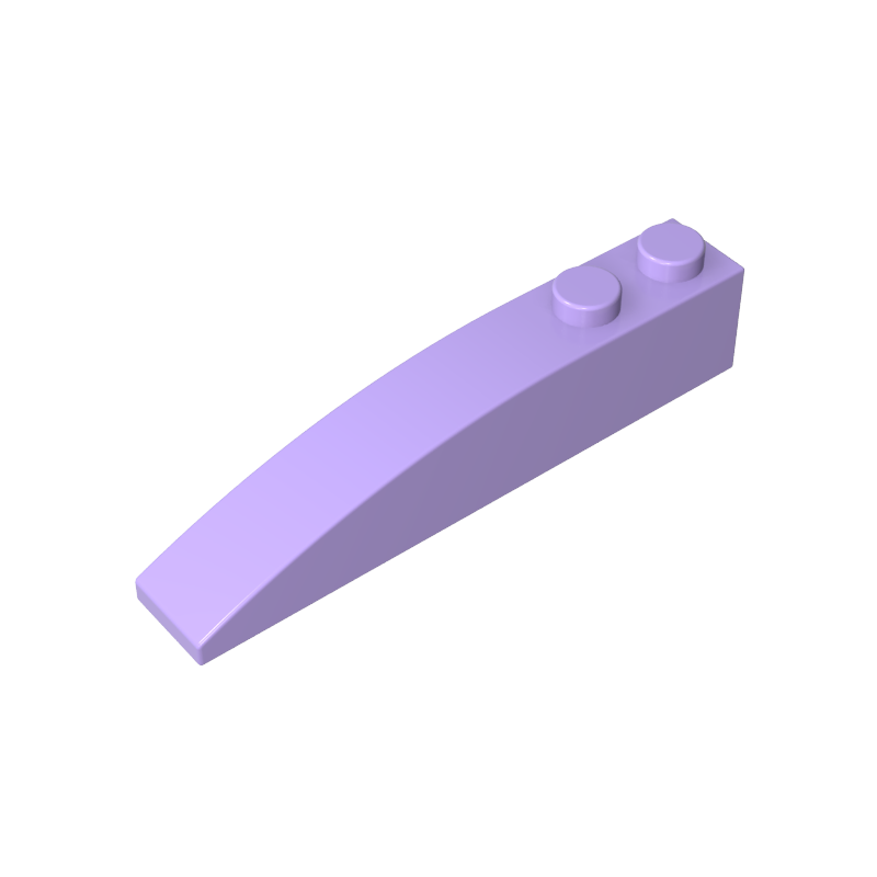 42022 | Slope, Curved 6 x 1 with 2 Studs