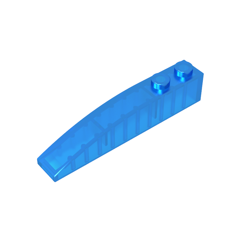 42022 | Slope, Curved 6 x 1 with 2 Studs