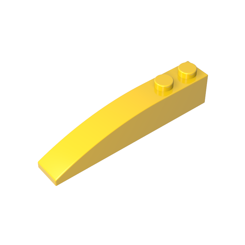 42022 | Slope, Curved 6 x 1 with 2 Studs