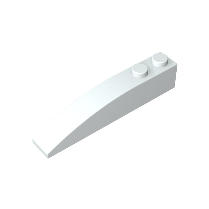 42022 | Slope, Curved 6 x 1 with 2 Studs