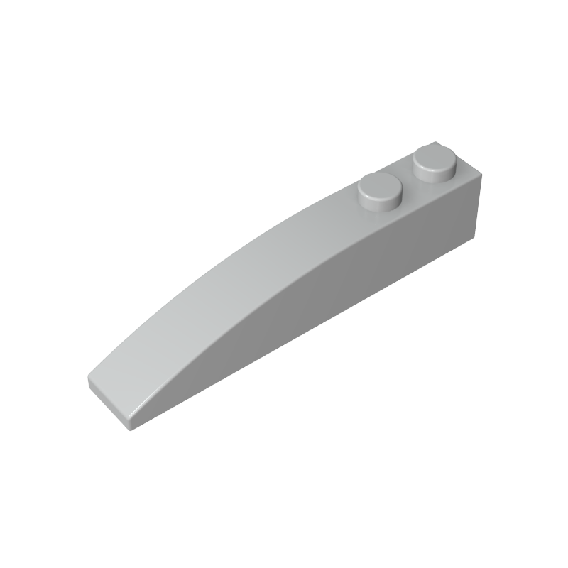 42022 | Slope, Curved 6 x 1 with 2 Studs