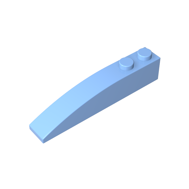 42022 | Slope, Curved 6 x 1 with 2 Studs