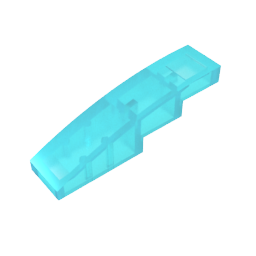 61678 | Slope, Curved 4 x 1