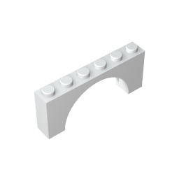 15254 | Arch 1 x 6 x 2 - Thick Top with Reinforced Underside