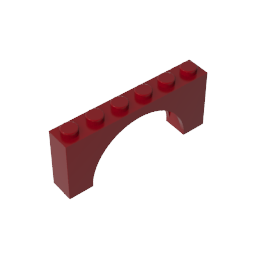 15254 | Arch 1 x 6 x 2 - Thick Top with Reinforced Underside