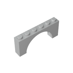 15254 | Arch 1 x 6 x 2 - Thick Top with Reinforced Underside