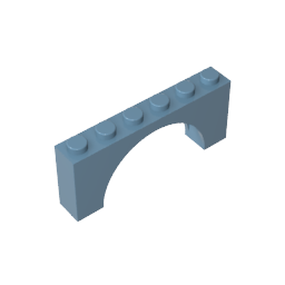 15254 | Arch 1 x 6 x 2 - Thick Top with Reinforced Underside