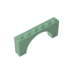 15254 | Arch 1 x 6 x 2 - Thick Top with Reinforced Underside