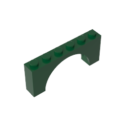 15254 | Arch 1 x 6 x 2 - Thick Top with Reinforced Underside