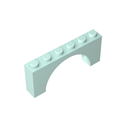 15254 | Arch 1 x 6 x 2 - Thick Top with Reinforced Underside