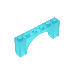 15254 | Arch 1 x 6 x 2 - Thick Top with Reinforced Underside