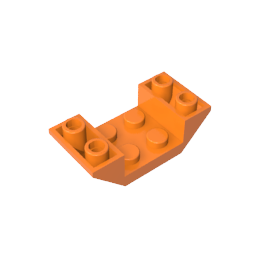 4871 | Slope, Inverted 45 4 x 2 Double with 2 x 2 Cutout