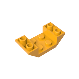 4871 | Slope, Inverted 45 4 x 2 Double with 2 x 2 Cutout