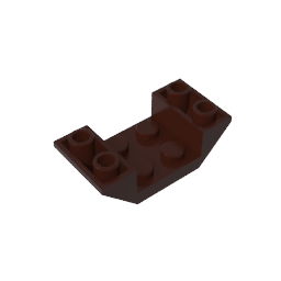 4871 | Slope, Inverted 45 4 x 2 Double with 2 x 2 Cutout