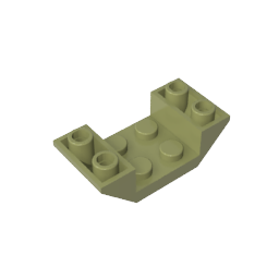 4871 | Slope, Inverted 45 4 x 2 Double with 2 x 2 Cutout