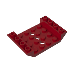 60219 | Slope, Inverted 45 6 x 4 Double with 4 x 4 Cutout and 3 Holes