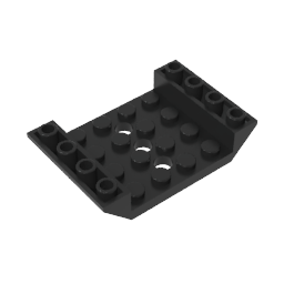 60219 | Slope, Inverted 45 6 x 4 Double with 4 x 4 Cutout and 3 Holes