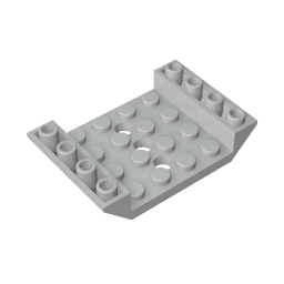 60219 | Slope, Inverted 45 6 x 4 Double with 4 x 4 Cutout and 3 Holes
