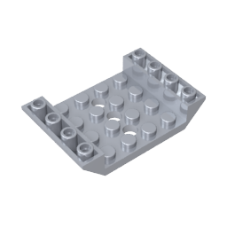60219 | Slope, Inverted 45 6 x 4 Double with 4 x 4 Cutout and 3 Holes