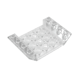 60219 | Slope, Inverted 45 6 x 4 Double with 4 x 4 Cutout and 3 Holes