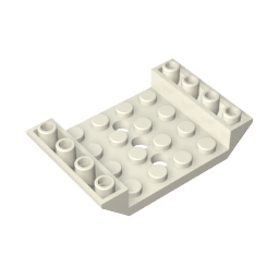 60219 | Slope, Inverted 45 6 x 4 Double with 4 x 4 Cutout and 3 Holes
