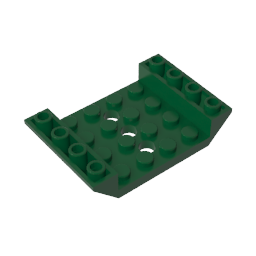 60219 | Slope, Inverted 45 6 x 4 Double with 4 x 4 Cutout and 3 Holes