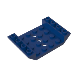 60219 | Slope, Inverted 45 6 x 4 Double with 4 x 4 Cutout and 3 Holes