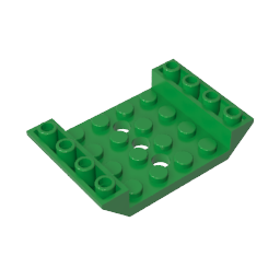 60219 | Slope, Inverted 45 6 x 4 Double with 4 x 4 Cutout and 3 Holes