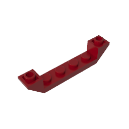 52501 | Slope, Inverted 45 6 x 1 Double with 1 x 4 Cutout