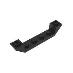 52501 | Slope, Inverted 45 6 x 1 Double with 1 x 4 Cutout