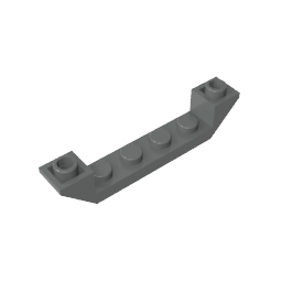 52501 | Slope, Inverted 45 6 x 1 Double with 1 x 4 Cutout