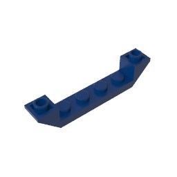 52501 | Slope, Inverted 45 6 x 1 Double with 1 x 4 Cutout