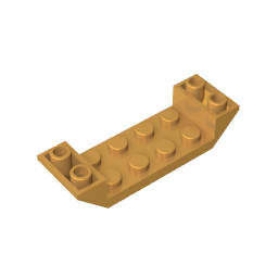 22889 | Slope, Inverted 45 6 x 2 Double with 2 x 4 Cutout