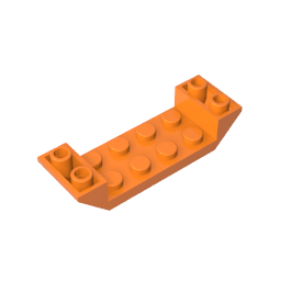 22889 | Slope, Inverted 45 6 x 2 Double with 2 x 4 Cutout