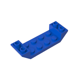 22889 | Slope, Inverted 45 6 x 2 Double with 2 x 4 Cutout