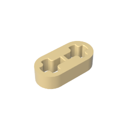41677 | Technical Beam Thin 1 x 2 - Axle Holes