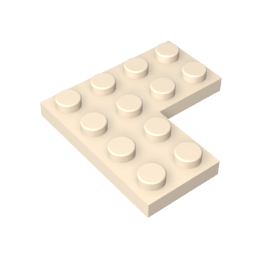 2639 | Plate 4 x 4 Corner