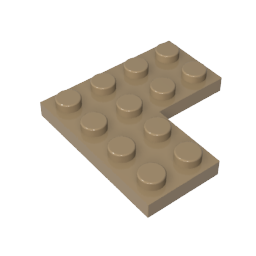 2639 | Plate 4 x 4 Corner