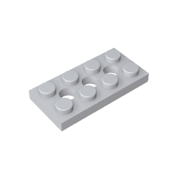 3709b | Technical Plate 2 x 4 with 3 Holes