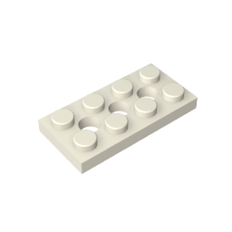 3709b | Technical Plate 2 x 4 with 3 Holes