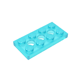 3709b | Technical Plate 2 x 4 with 3 Holes