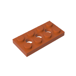 3709b | Technical Plate 2 x 4 with 3 Holes