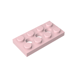 3709b | Technical Plate 2 x 4 with 3 Holes
