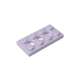 3709b | Technical Plate 2 x 4 with 3 Holes