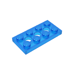 3709b | Technical Plate 2 x 4 with 3 Holes