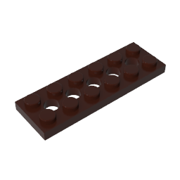 32001 | Technical Plate 2 x 6 with 5 Holes