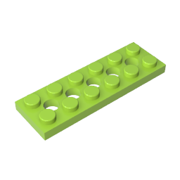 32001 | Technical Plate 2 x 6 with 5 Holes