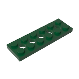 32001 | Technical Plate 2 x 6 with 5 Holes